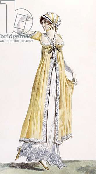 Ladies Russian style tunic, illustration from 'Journal des Dames et des Modes', 1801