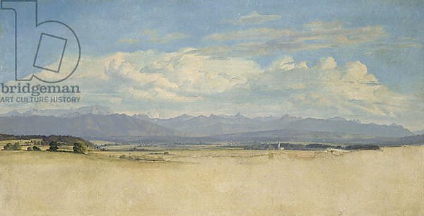 Sunny Mountainous Panorama, 1829
