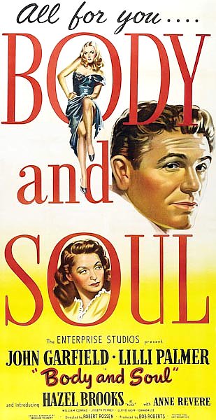 Film Noir Poster - Body And Soul