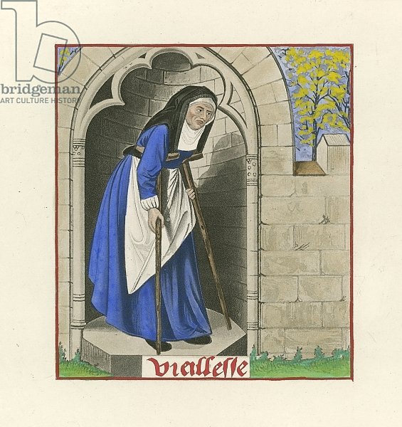 Old Age, from the Romance of the Rose, c 1480