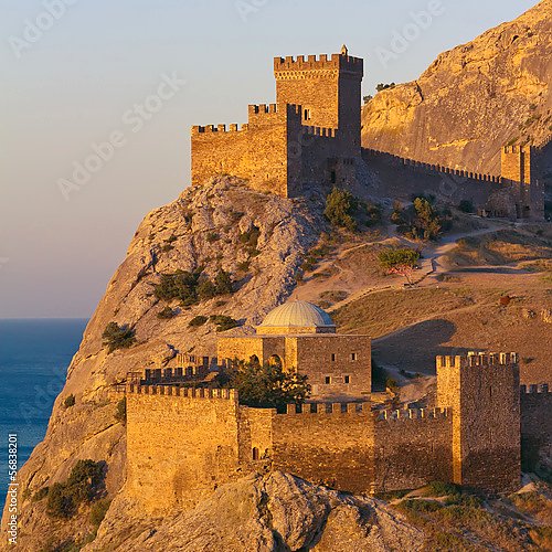 Крым. Генуэзская крепость в Судаке