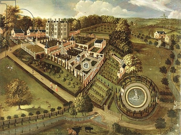 The House and Garden of Llanerch Hall, Denbighshire, c.1662-72