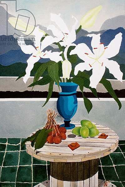 Lily, lime and lychee, 2004, oil on canvas