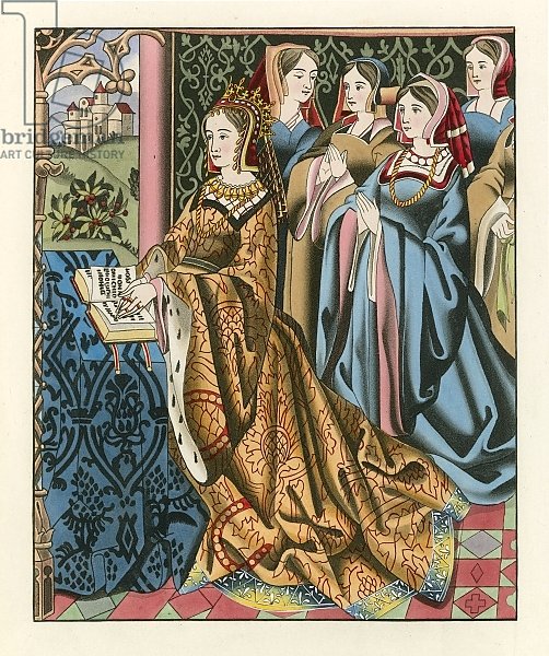 Margaret, Queen of Henry VI and her Court, mid 15th Century