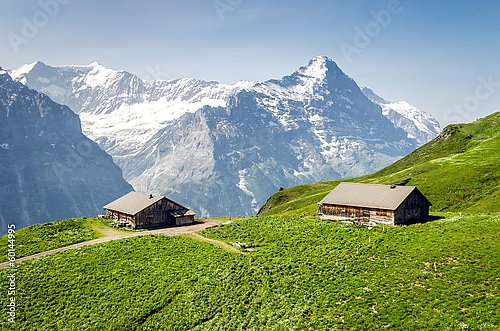 Швейцария. Типичный горный пейзаж