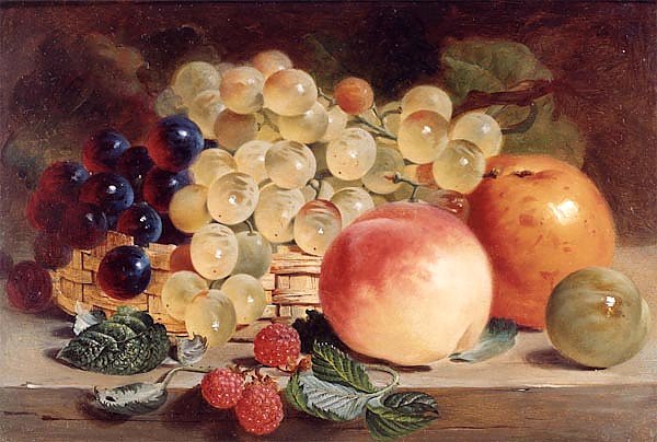 Натюрморт с фруктами на столе