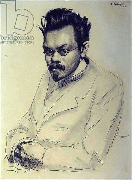 Portrait of Alexei M. Remizov, 1907