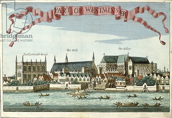 Westminster showing the Abbey, Hall and Parliament House, c.1700