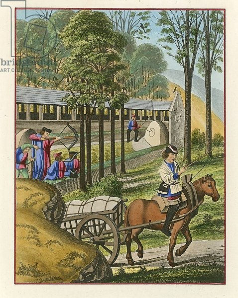 Постер Шоу Анри (акв) Shooting at the Butt, 1496