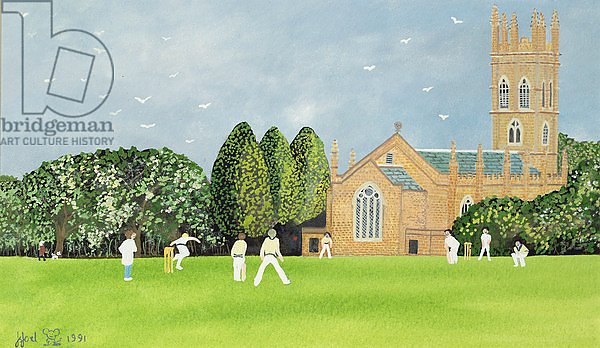 Cricket on Churchill Green
