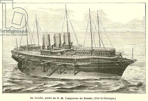 Le Livadia, yacht de S M l'empereur de Russie