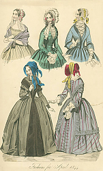 Постер Fashions for April 1844 №2 1