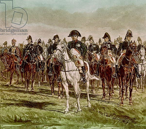 Napoleon I and his Staff, c.1860
