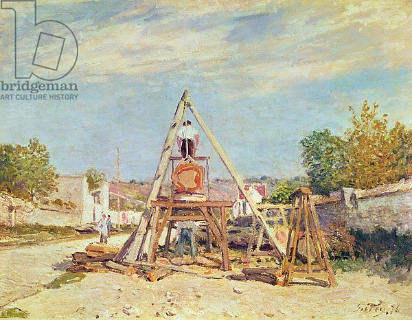 Постер Сислей Альфред (Alfred Sisley) The Woodcutters, 1876