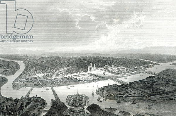 St.Petersburg, engraved by S.Bradshaw, c.1860