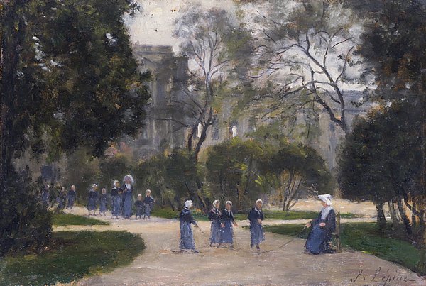 Монашки и школьницы с саду Тюльери