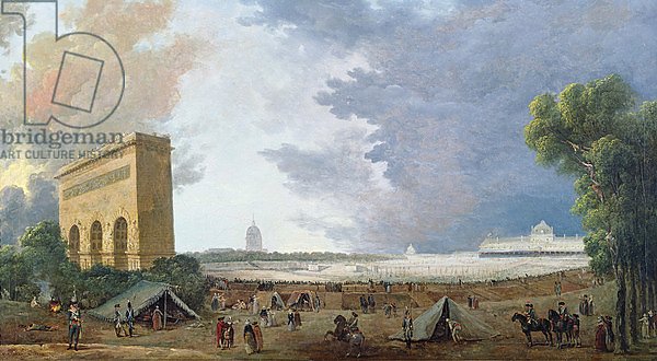 Fête de la Fédération on the Champ de Mars, 14 July 1790