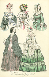 Постер Fashions for July 1846 №3 1