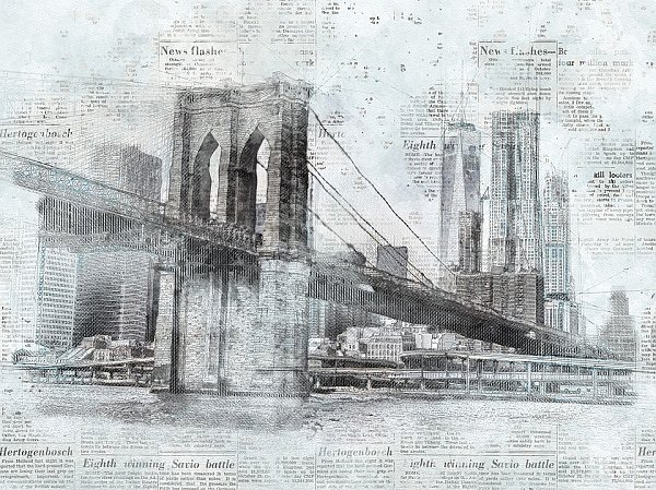 Нью-Йоркский мост и газетные статьи