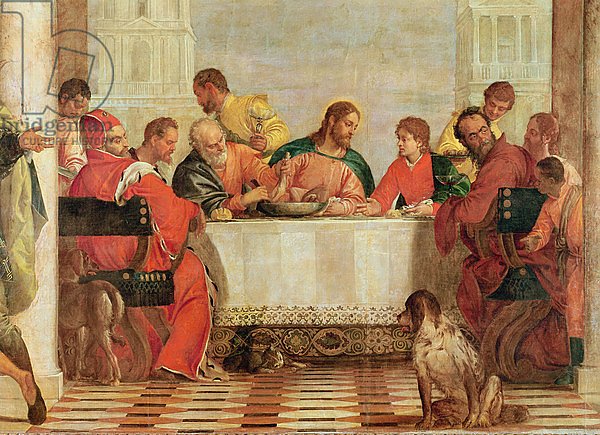 Detail of The Feast in the House of Levi, 1573