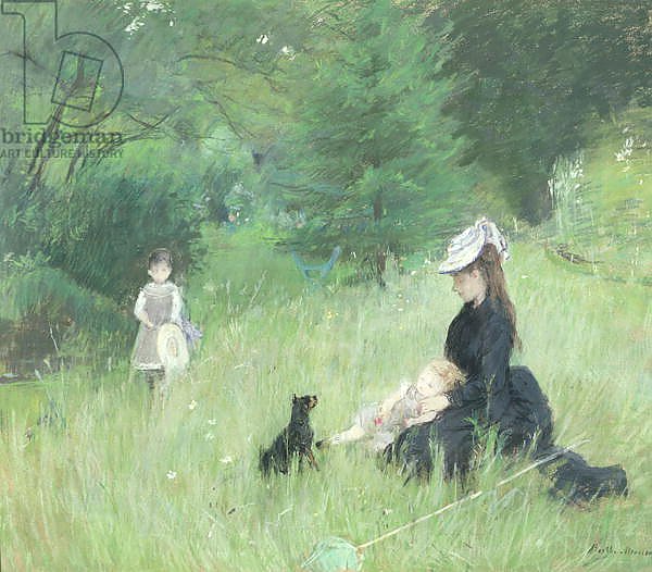 Постер Моризо Берта In a Park, c.1874