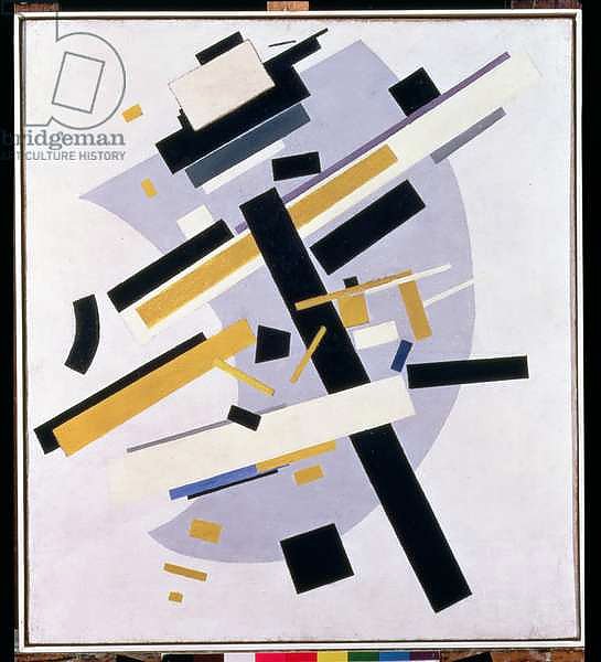 Supremus No. 58 Dynamic Composition in Yellow and Black, 1916
