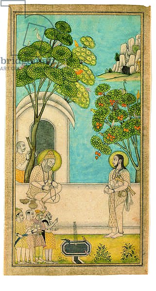 One Holy Man Comes Visiting Another, 1700-25