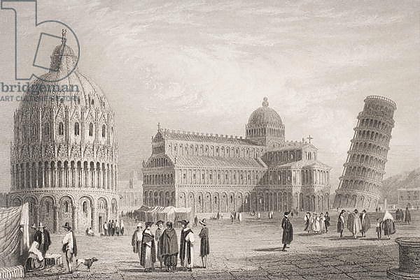 Pisa, engraved by William Finden