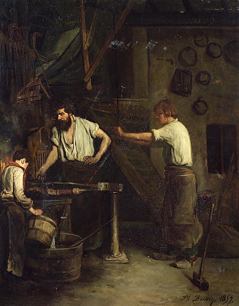 The Blacksmiths, Memory of Treport, 1857