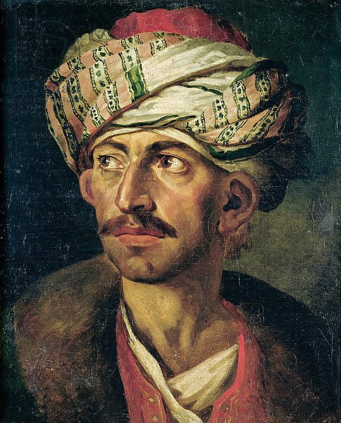 Head of an Oriental or Portrait Presumed to be Mustapha, c.1819-21