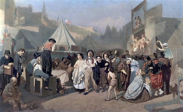 Праздник в окрестностях Парижа (На Монмартре). (Неоконч.) 1863-64
