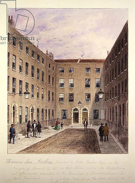 Travies' Inn, Holborn, 1858