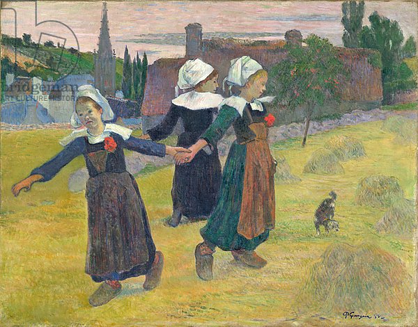 Breton Girls Dancing, Pont-Aven, 1888