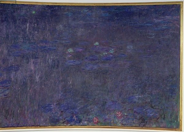 Waterlilies: Reflections of Trees, detail from the right hand side, 1915-26