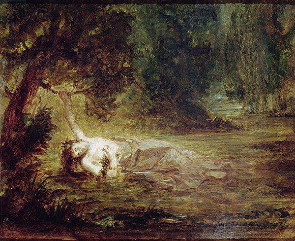 The Death of Ophelia, 1838