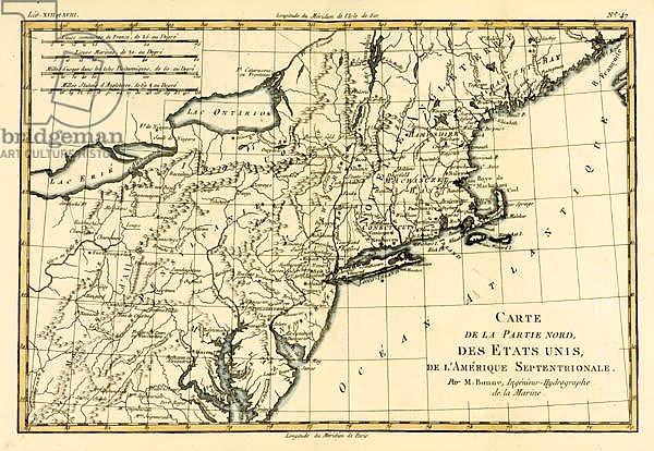 North-East Coast of America, 1780