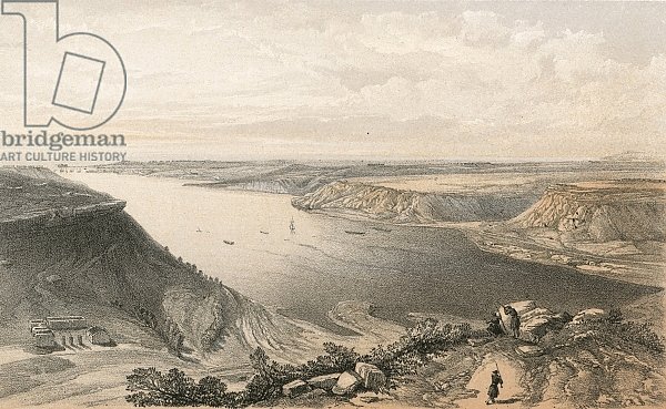 The north side of the harbour of Sebastopol from the top of the harbour, 22 June 1855