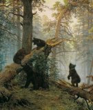 Утро в сосновом лесу. 1889