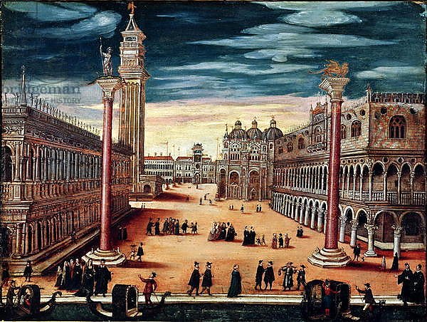 The Piazzetta di San Marco, Venice