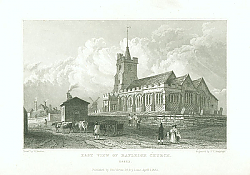 Постер East View of Rayleigh Church, Essex 1