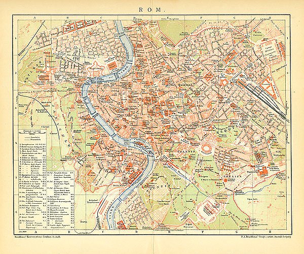 Карта Рима 1