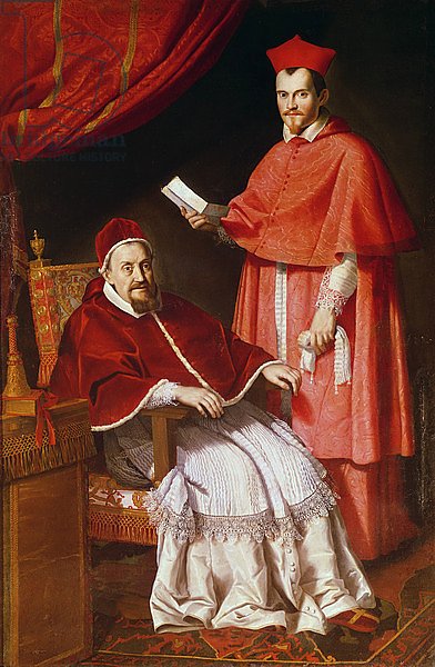 Portrait of Pope Gregory XV and Ludovico Ludovisi
