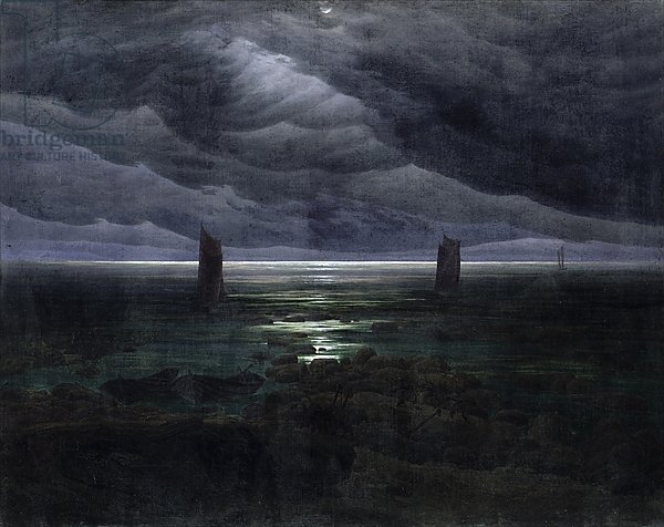 Sea Shore in Moonlight, 1835-36
