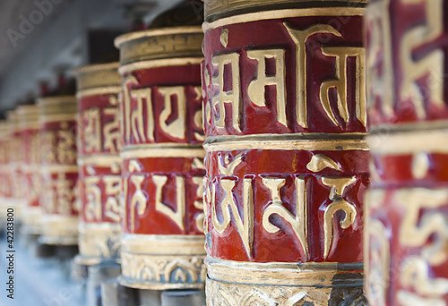 Непал, молитвенные барабаны