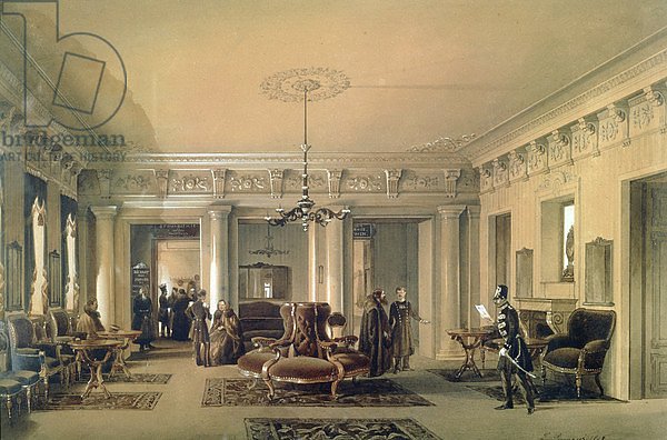 The Waiting Room of the Stagecoach Station in St. Petersburg, 1848