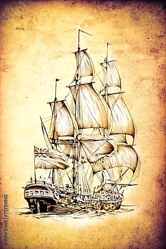 Античный корабль