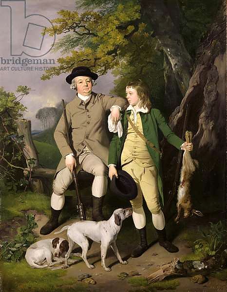 Portrait of a Sportsman with his Son, 1779