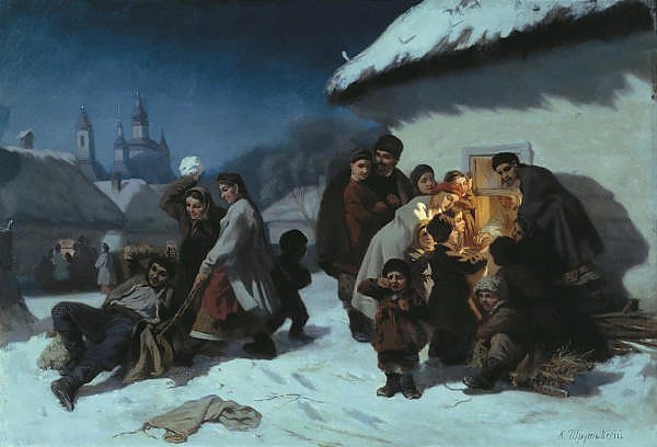 Колядки в Малороссии. 1864