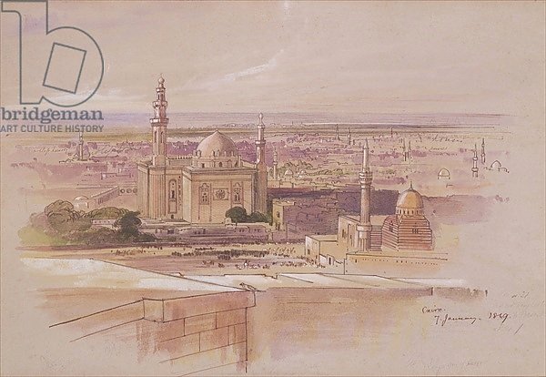 Agra Mosque, Cairo, 1849