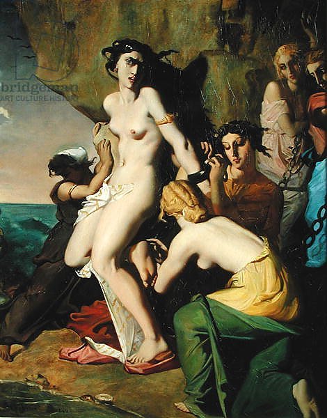 Andromeda Tied to the Rock by the Nereids, 1840